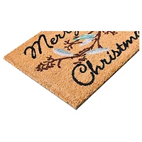 Merry Christmas Berries Doormat