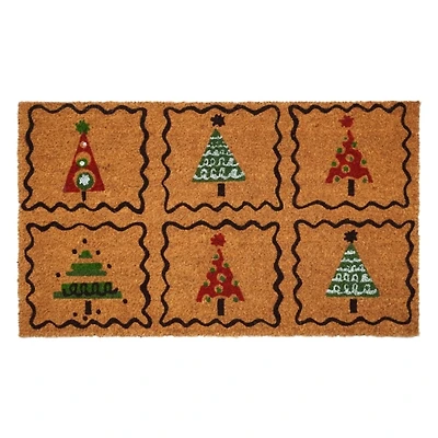 Christmas Tree Whimsy Doormat