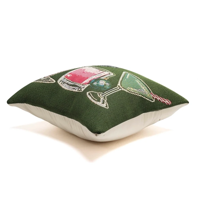 Christmas Cocktails Pillow