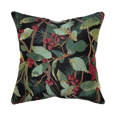 Winter Blooms Christmas Pillow