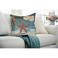 Ocean Holiday Christmas Pillow