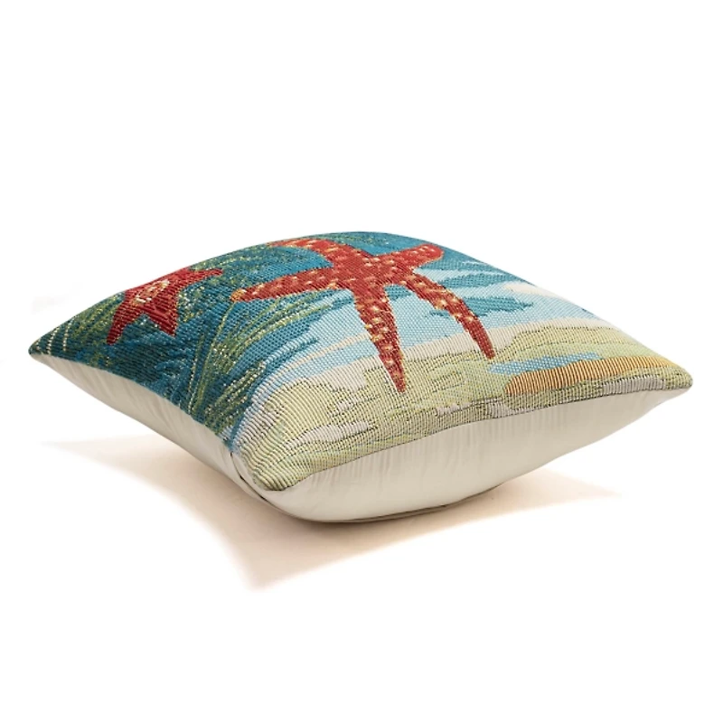 Ocean Holiday Christmas Pillow