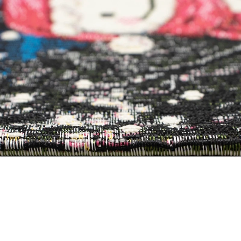 Holiday Truck with Snowman Christmas Mat