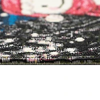 Holiday Truck with Snowman Christmas Mat