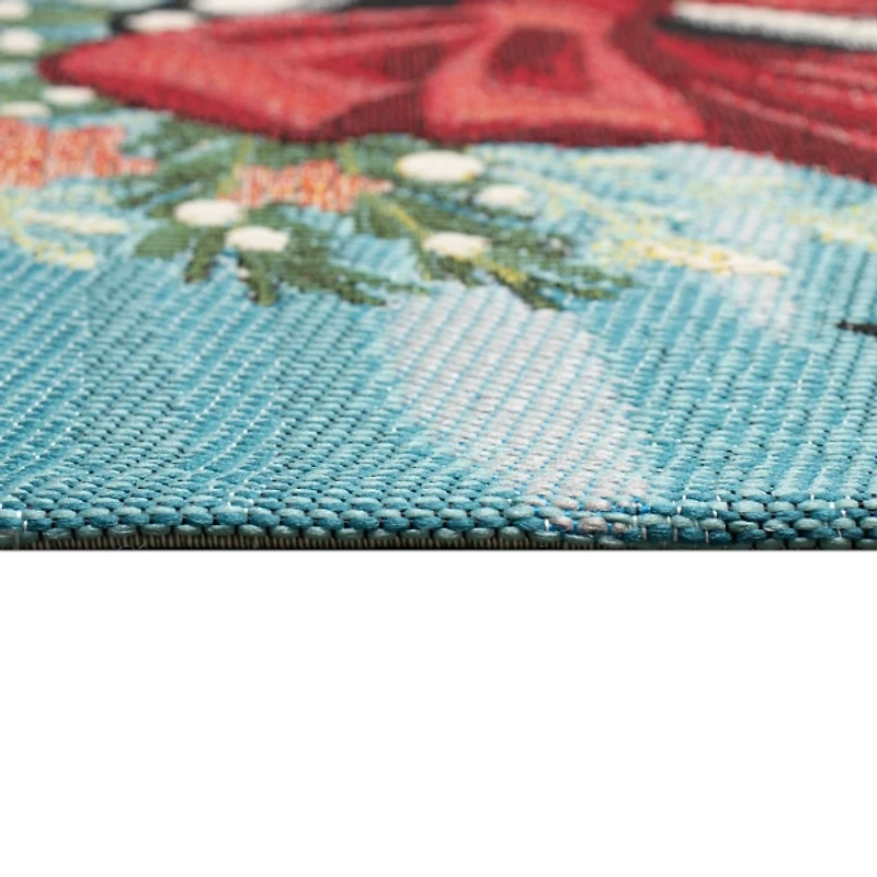 Seas and Greetings Christmas Mat