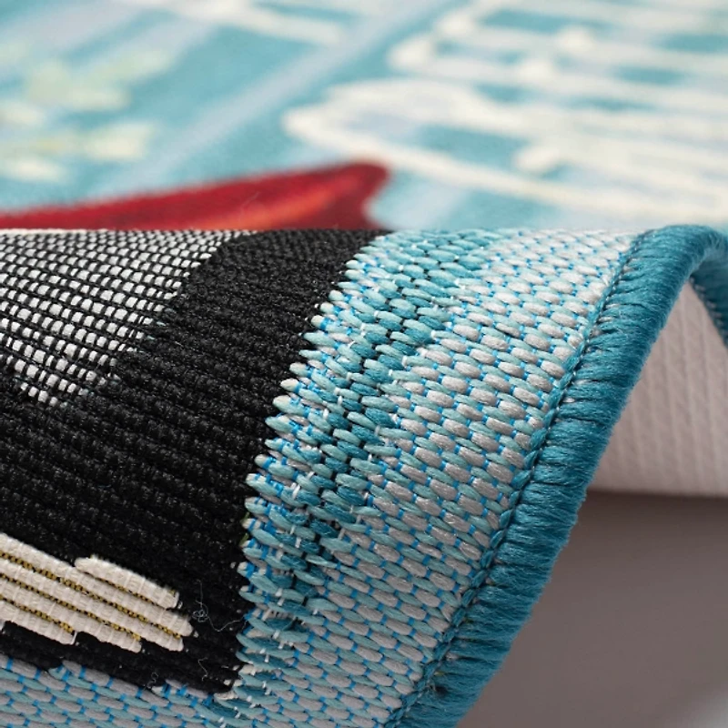 Seas and Greetings Christmas Mat