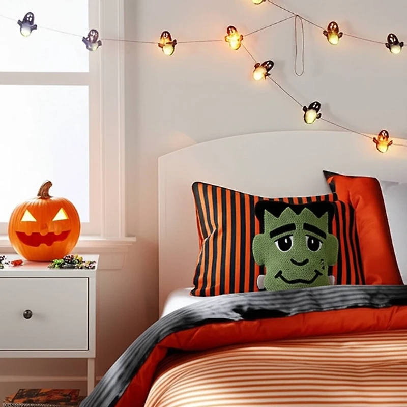 Frankenstein Shaped Halloween Pillow