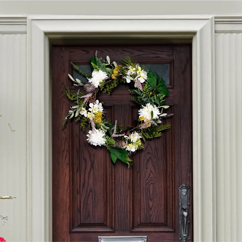 Dhalia and Olive Wreath