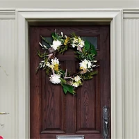 Dhalia and Olive Wreath