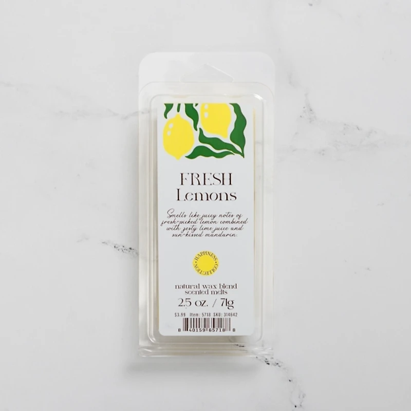 Fresh Lemons 2.5 oz. Wax Melts