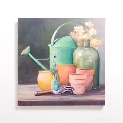 Still Life Garden Tools Canvas Art Print