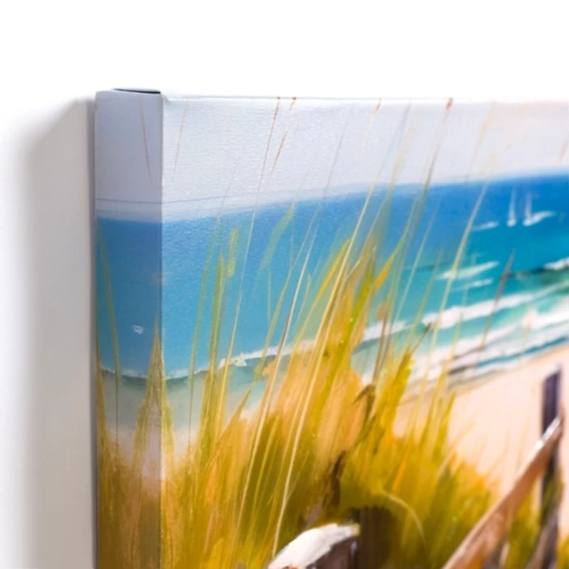 On the Boardwalk Canvas Art Print