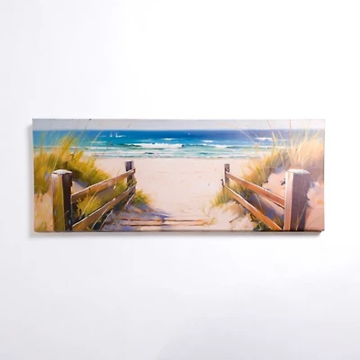 On the Boardwalk Canvas Art Print