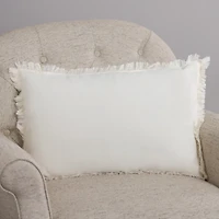 Jesus Loves You Embroidered Pillow