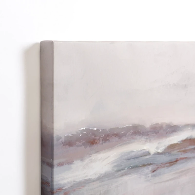 Moody Neutral Abstract Canvas Art Print