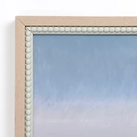 Blue Beach House Framed Art Print