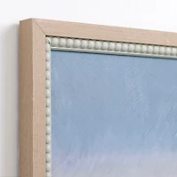 Blue Beach House Framed Art Print