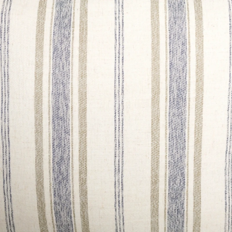 Blue Striped Upholstered Lauren Accent Chair