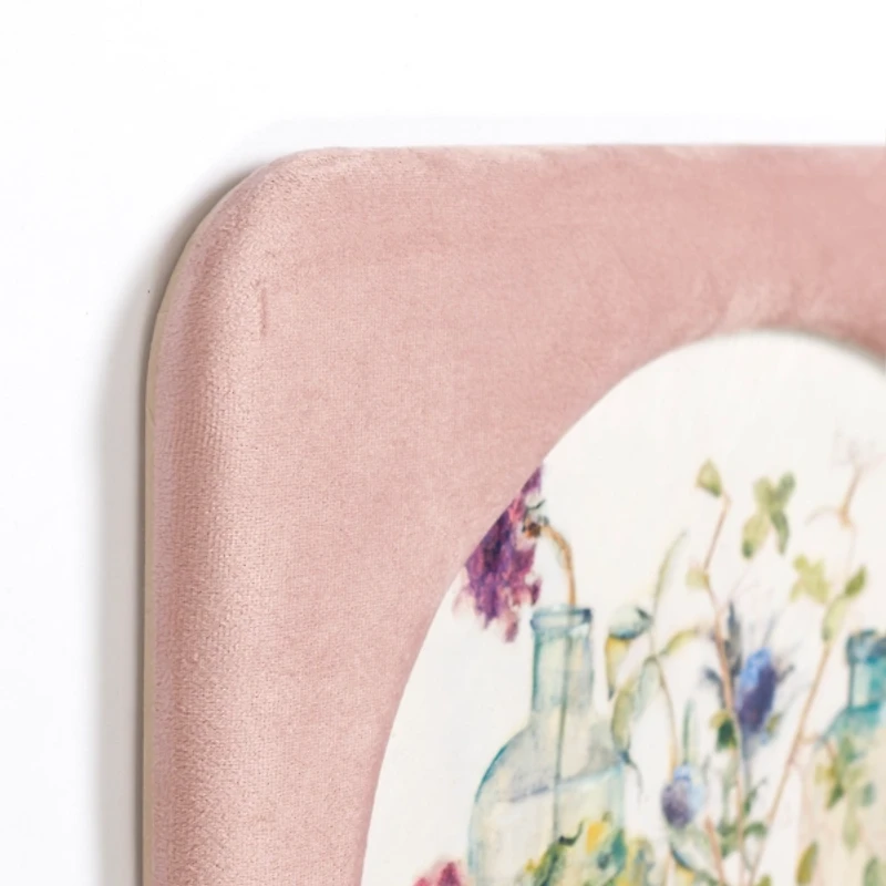 Spring Garden Velvet Framed Art Print