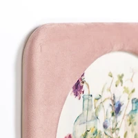 Spring Garden Velvet Framed Art Print