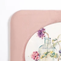 Spring Garden Velvet Framed Art Print