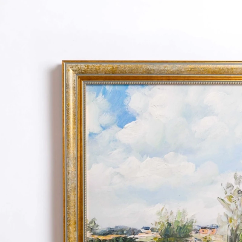 Spring Lake Scene Framed Art Print