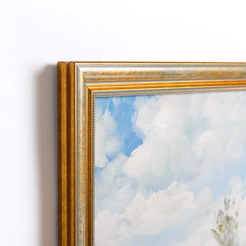 Spring Lake Scene Framed Art Print