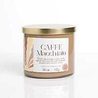Caffe Macchiato 14 oz. Gold Lid 3-Wick Jar Candle
