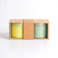Eucalyptus Wreath & Cucumber Cactus 2pc Candle Set