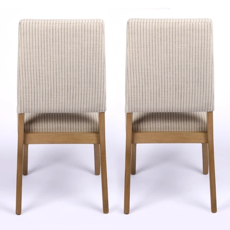 Granite Striped Reynolds Dining Chairs, Set of 2