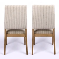Granite Striped Reynolds Dining Chairs, Set of 2