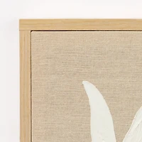 Easter Bunny Stucco Canvas Wall Plaque