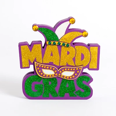 Mardi Gras Word Block