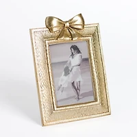 Gold Bow Picture Frame
