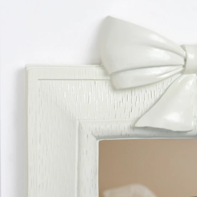 White Bow Picture Frame