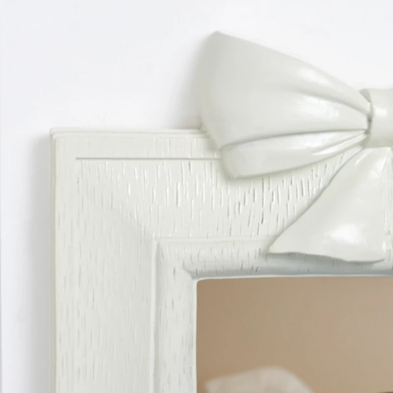 White Bow Picture Frame