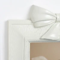 White Bow Picture Frame