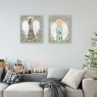 Blessed Angels Framed Art Prints, Set of 2