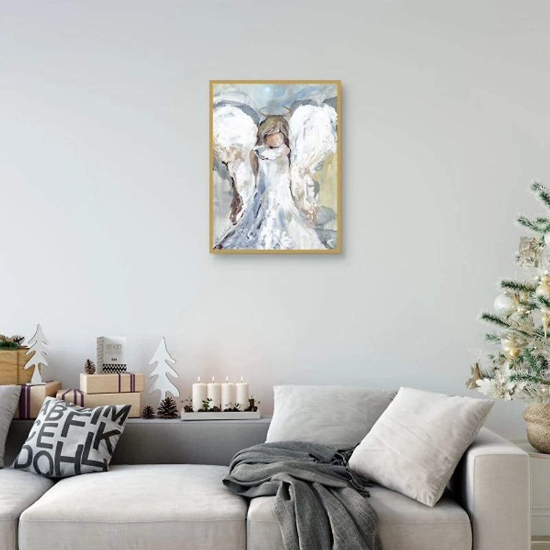 Guard and Protect Angel Framed Art Print