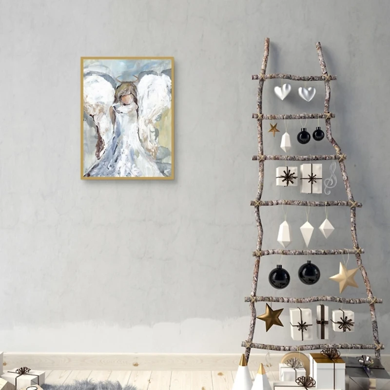 Guard and Protect Angel Framed Art Print