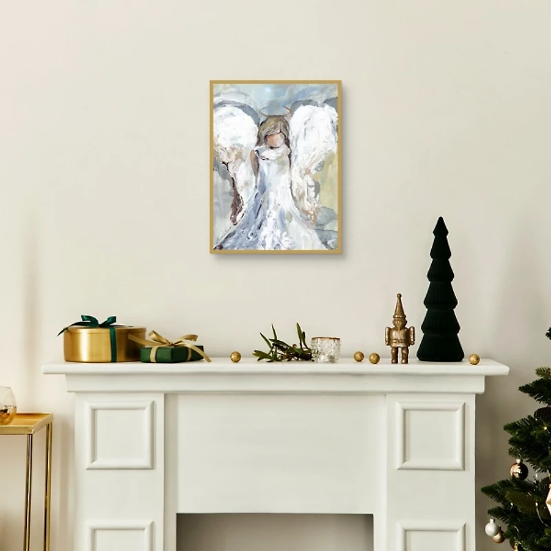 Guard and Protect Angel Framed Art Print