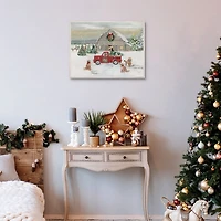 Christmas On The Farm Framed Art Print