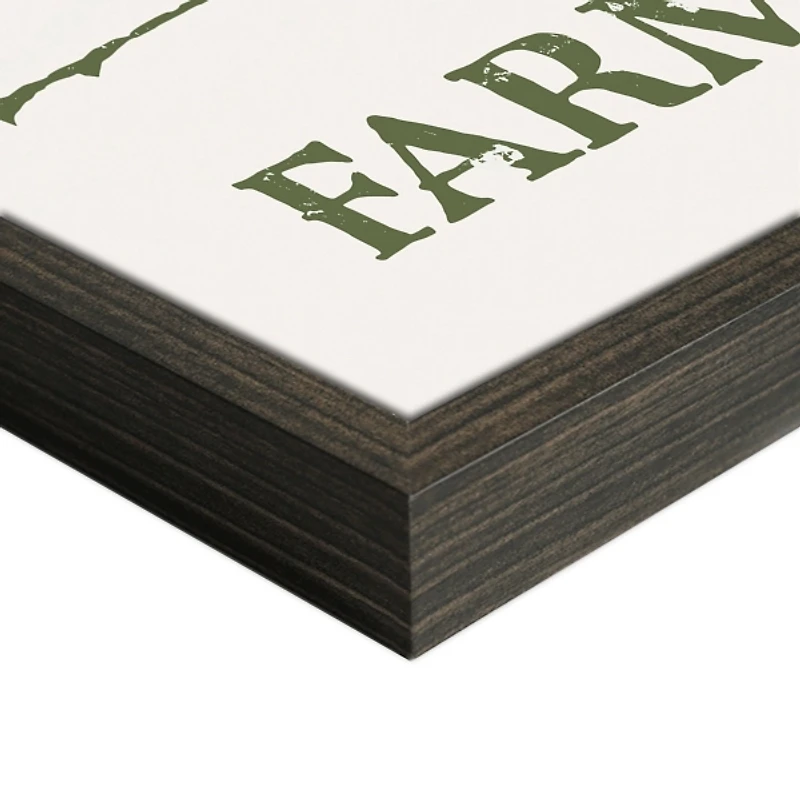 Christmas Trees Truck Framed Canvas Print