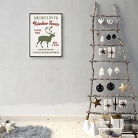 Reindeer Treats Framed Canvas Print