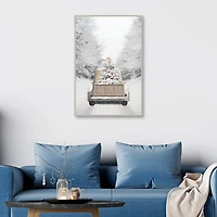 Gold Christmas Framed Art Print