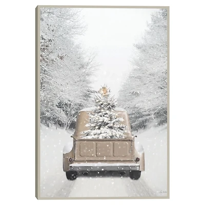 Gold Christmas Framed Art Print