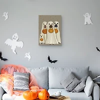 Trick or Treat Dogs Canvas Art Print
