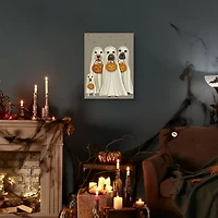 Trick or Treat Dogs Canvas Art Print