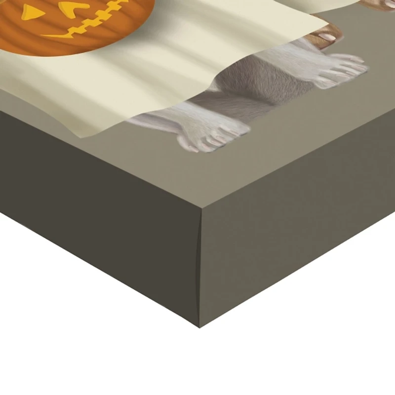 Trick or Treat Dogs Canvas Art Print