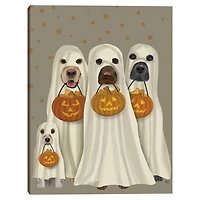 Trick or Treat Dogs Canvas Art Print